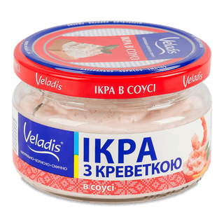 Ікра Veladis з креветкою в соусі (160г)