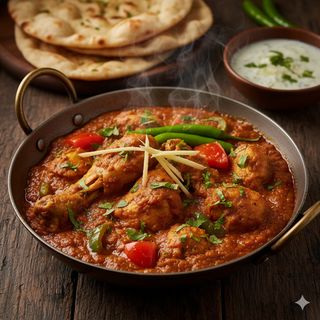 Chicken karahi - 1 porzione