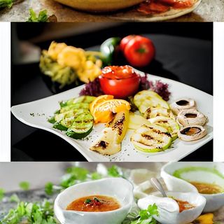 Porcija grilovanog povrća