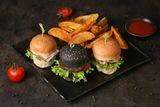 Մինի բուրգեր  սեթ և գյուղական կարտոֆիլ