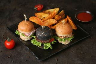 Մինի բուրգեր  սեթ և գյուղական կարտոֆիլ