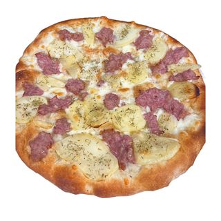 Pinsa Patate al forno e salsiccia