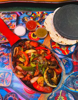 Fajitas de verduras