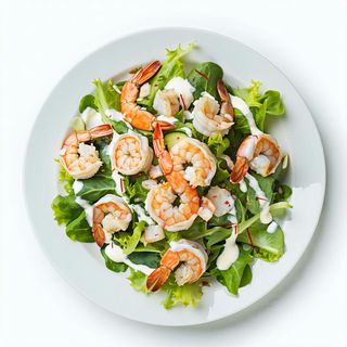 17E - Insalata con gamberi granchio e maionese