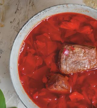 Борщ с говядиной