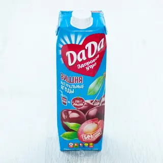 Сок натуральный Da-Da Вишневый (1л)