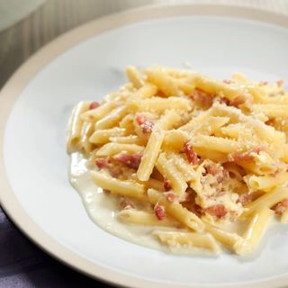 Macarrones Carbonara Sin Gluten