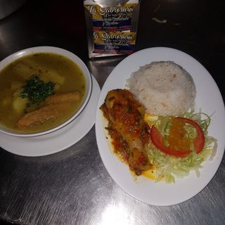 Menú Costillas de cerdo al horno