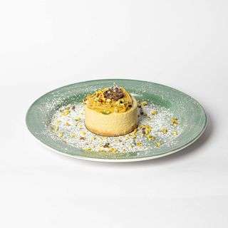 CHEESECAKE CIOCCOLATO BIANCO E PISTACCHIO
