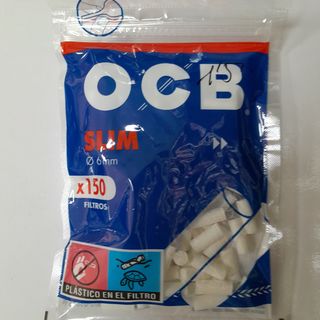 Filtros tabacos 150 unidades 6 mm.