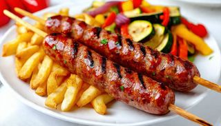 brochettes saucisses