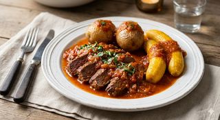 Sobrebarriga En Salsa