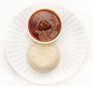 White rice and Stew