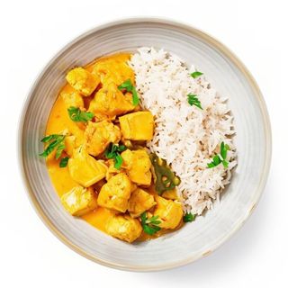 Pollo Dulce Al Curry Con Arroz