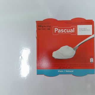 Yogures naturales Pascual. Pack de 4.