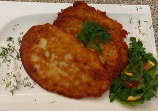 Placki ziemniaczane 3 szt z cukrem lub śmietaną