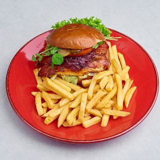 Lunch Kurczak burger