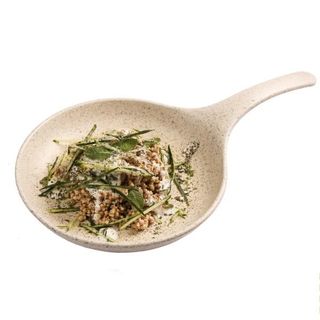 Կանաչ հնդկաձավար քամած մածունով 