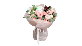 სიურპრიზი დელუქს 1 შერეული ყვავილების თაიგული