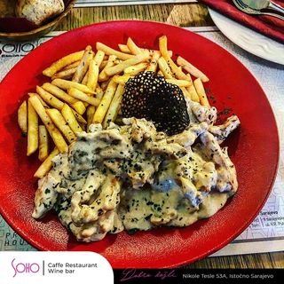 Trakice piletine u sosu od 5 vrsta sira