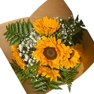 Ramo 5 girasoles 