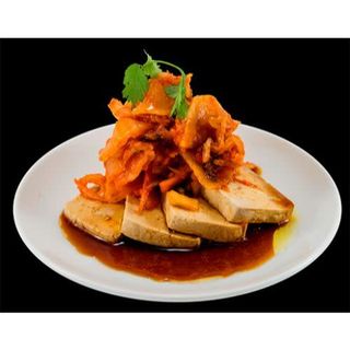 Kimchi y tofu (vegano)