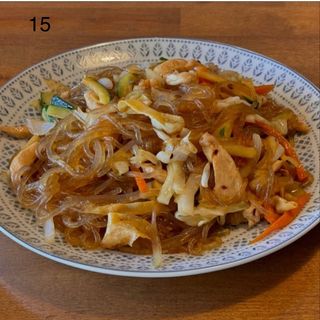 Tallarines de boniato Frito