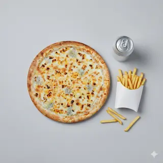 Combo Four Cheese + Portion Frites
