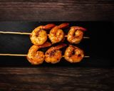 Brochetas De Gambas (2 Piezas)