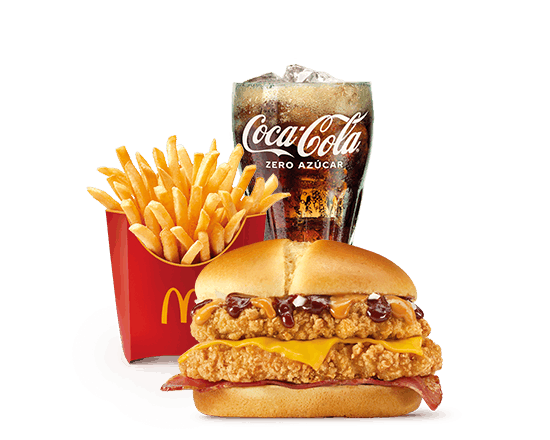 Menú McCrispy BBQ y Bacon Doble