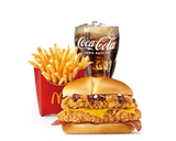 Menú McCrispy BBQ y Bacon Doble