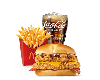 Menú McCrispy BBQ y Bacon Doble