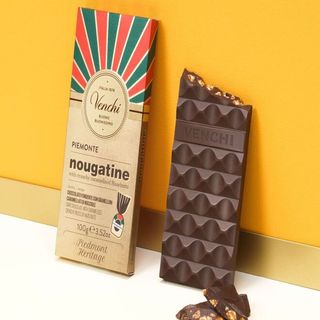 Tavoletta di Cioccolato Fondente 56% e Nougatine