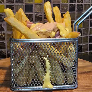 Animal style fries