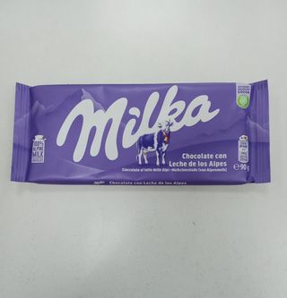 Tableta De Chocolate Milka Choco Leche (90 G.)