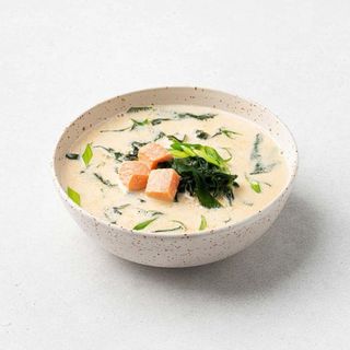 Вершковий з лососем суп