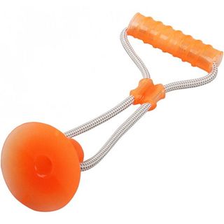 OUTLET PAWISE Igračka za pse Teg sa vakuum držačem, Narandžasta, 36x12,7x12,7cm (KOD PAW14492)