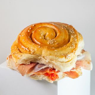 Ibérico (Pan brioche)