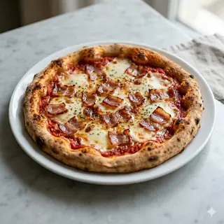 Pizza De Bacon (30 Cm. Aprox.)