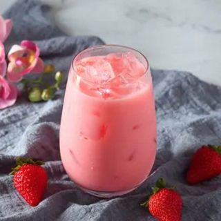 Fresa nata bubble tea