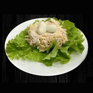 Салат "Гнездо глухаря"