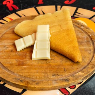 Palačinka sa Milka R belom čokoladom