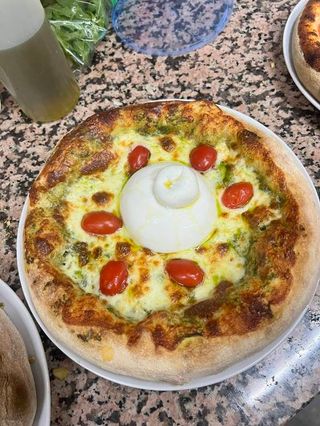 Pizza De Burrata (32 Cm.)