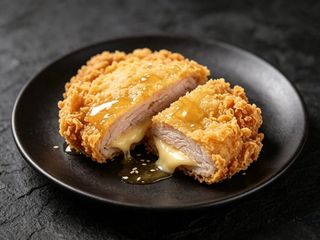 Kineski pohovani pileći file sa sirom 中式炸大鸡排·芝士款