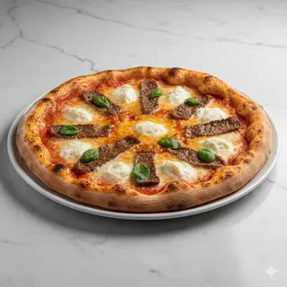 Pizza Ternera (30x30 Cm.)