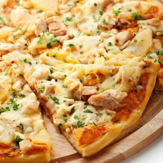 Pizza chicken kebab doner