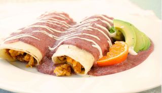 Enchilada Con Soja Vegetal