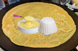 Crepes Crema e ricotta di pecora