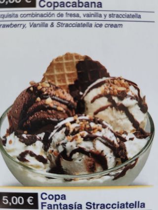 Copa Fantasía Stracciatella