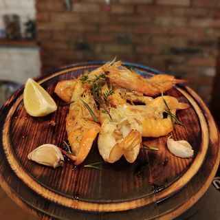 Королівські креветки смажені(230)г